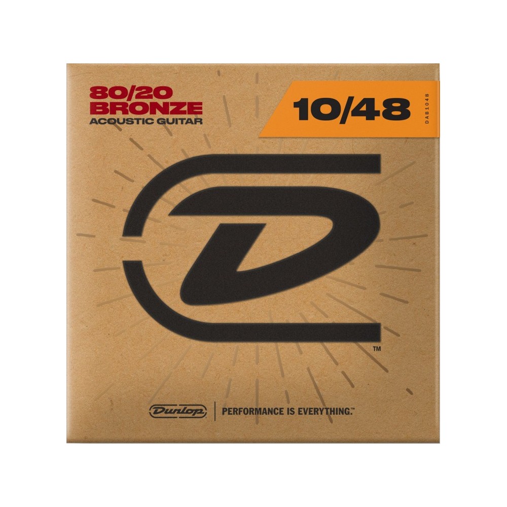 Set Corzi Chitara Acustica 10-48 Dunlop DAB1048