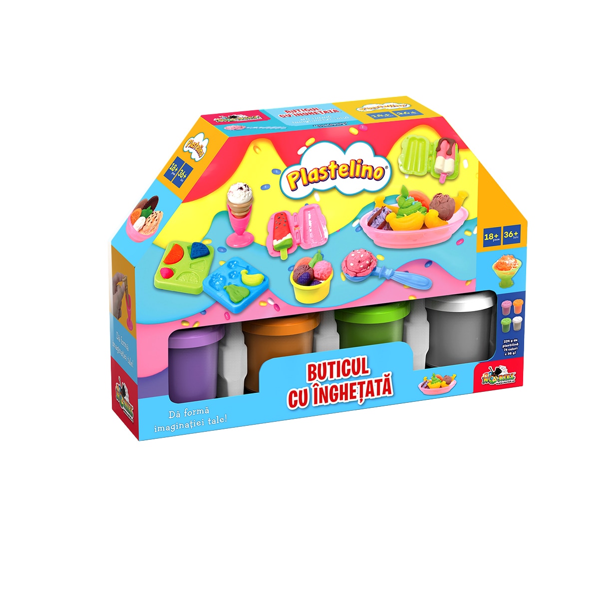 Set de Joaca Plastelino Noriel - Buticul cu Inghetata
