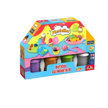 Set de Joaca Plastelino Noriel - Buticul cu Inghetata Set de Joaca Plastelino Noriel - Buticul cu Inghetata
