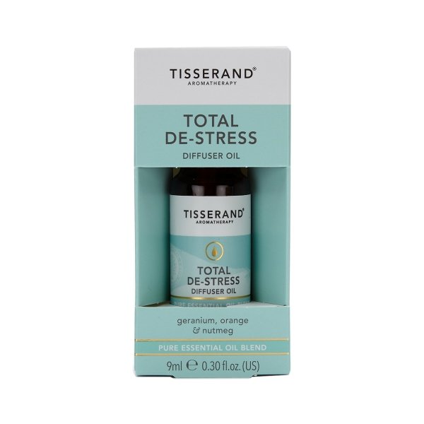 Ulei Difuzor STRES esential 100% pur, natural pentru reducerea stresului zilnic, anxietate si a tensiunii nervoase, de la Tisserand Aromatherapy, 9 ml
