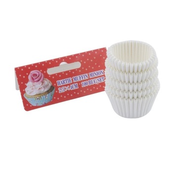 Hartie muffin minion 2,5 x 4cm, 100 buc/set Hartie muffin minion 2,5 x 4cm, 100 buc/set