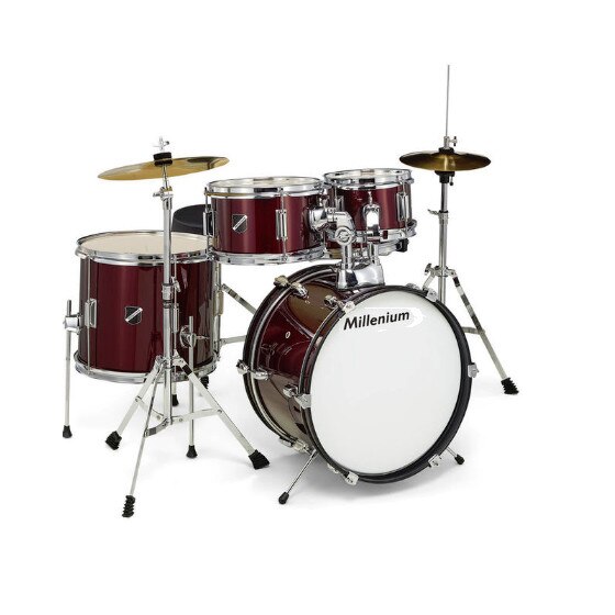 Tobe Millenium Focus Junior Drum Set Red