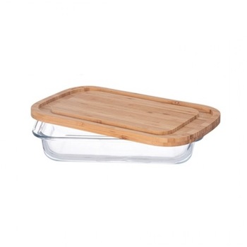 Vas termic multifunctional Daily, Studio Casa, Sticla borosilicata, 1.6 L, cu capac din bambus Vas termic multifunctional Daily, Studio Casa, Sticla borosilicata, 1.6 L, cu capac din bambus