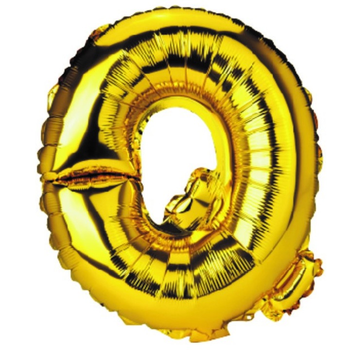 Lufi Letter Q, arany, 40 cm