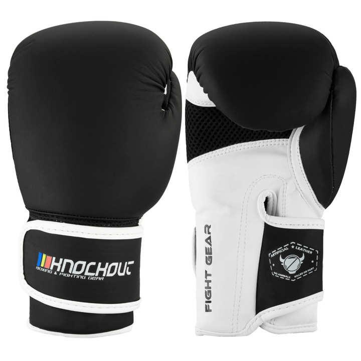 Manusi box Knockout Junior - 8OZ, Black