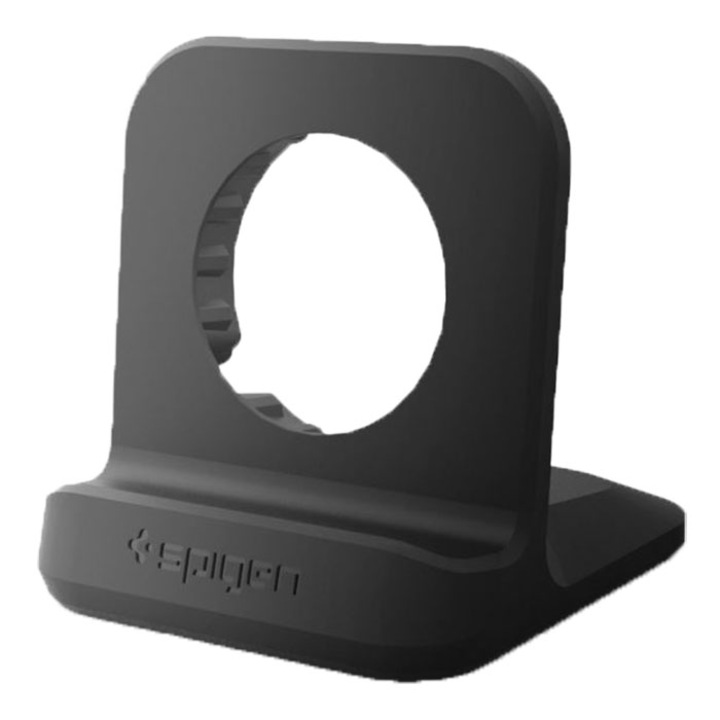 Suport de incarcare Spigen Night Stand S350 pentru Apple Watch, Negru