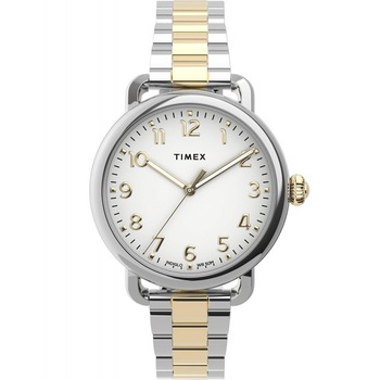 Ceas dama Timex TW2U13800 Quartz Argintiu Ceas dama Timex TW2U13800 Quartz Argintiu