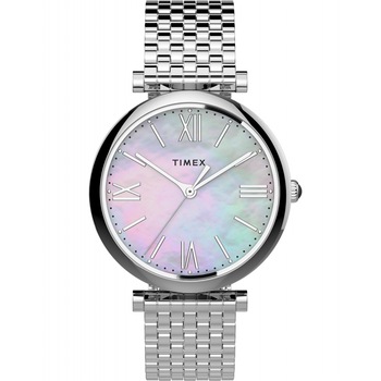 Ceas dama Timex TW2T79300 Quartz Argintiu Ceas dama Timex TW2T79300 Quartz Argintiu