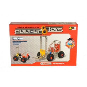 Set constructii metalice - Stivuitor, 95 piese Set constructii metalice - Stivuitor, 95 piese