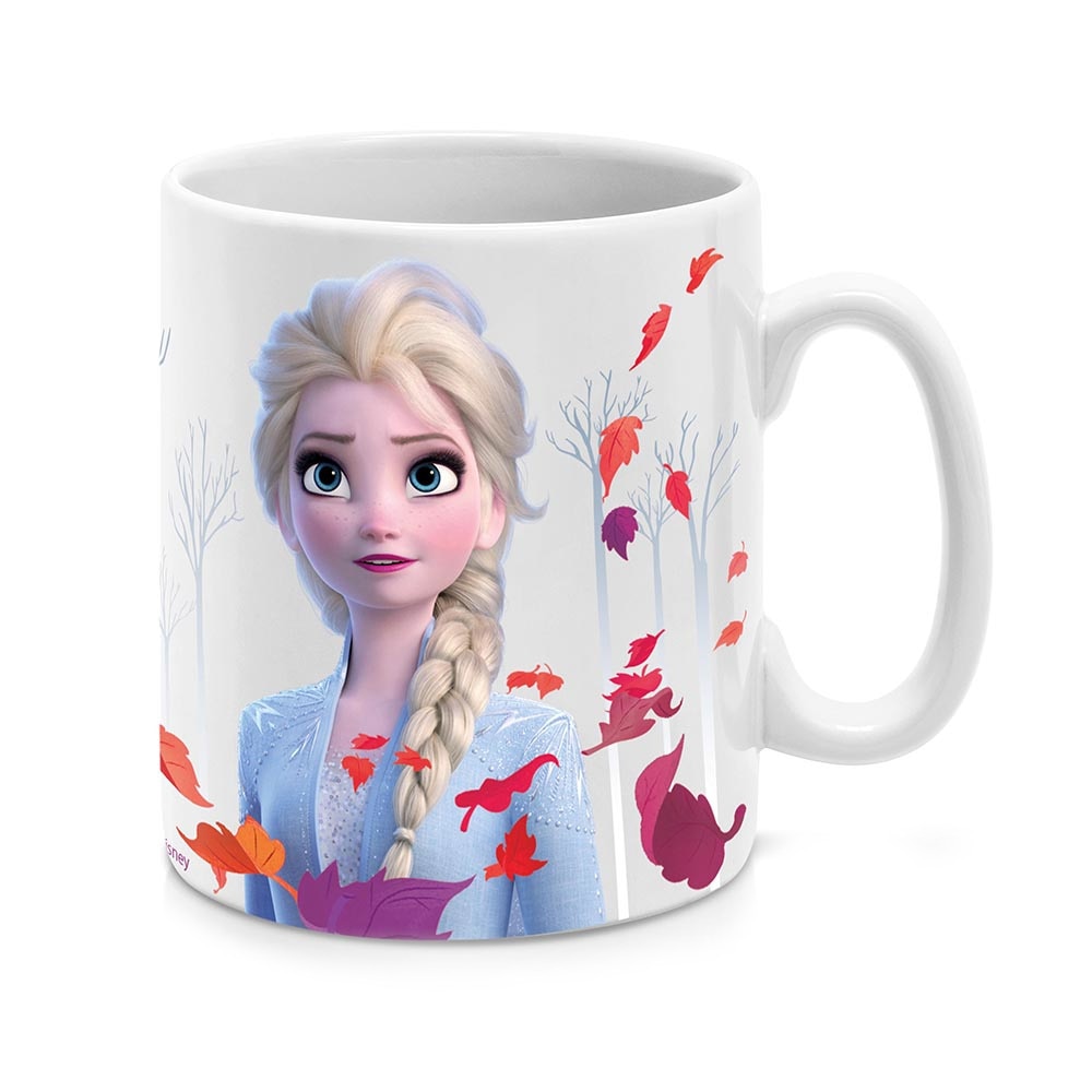 Cana cu model Frozen II Elsa, portelan, 320 ml, Multicolor