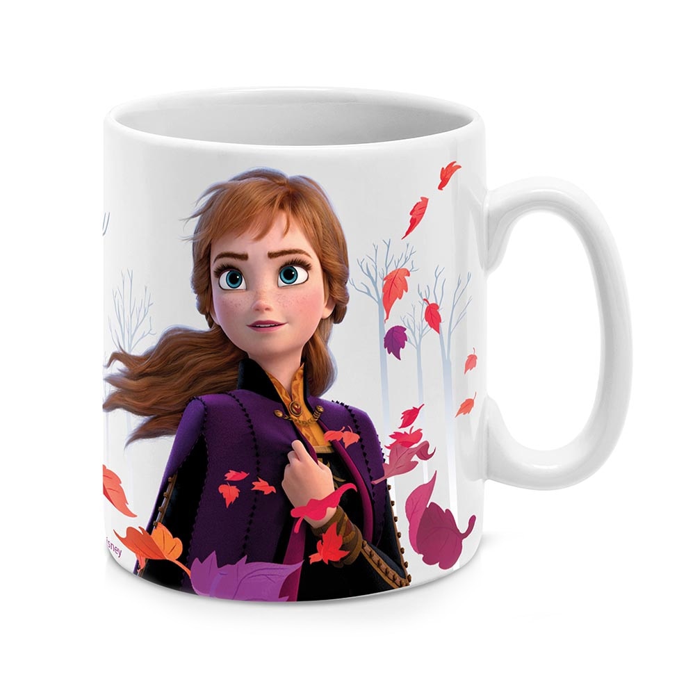 Cana cu model Frozen II Ana, portelan, 320 ml, Multicolor