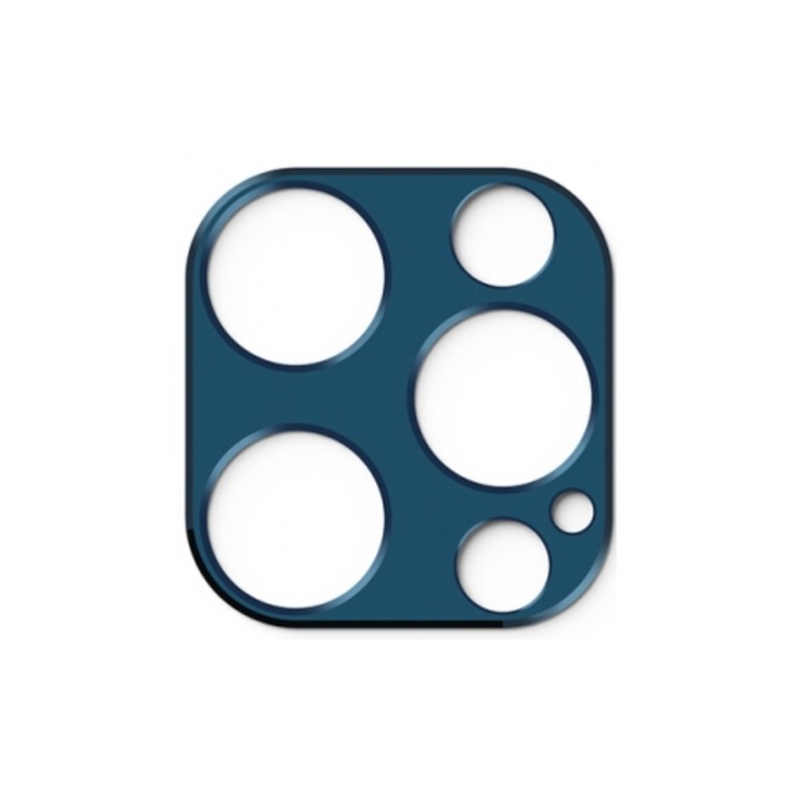 Rama protectie camera foto Ringke compatibila cu iPhone 12 Pro Blue