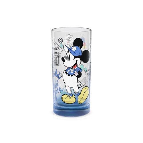 Pahar, Disney Cities Cup, Model Mickey Mouse in New York, Sticla, 270 ml, Albastru
