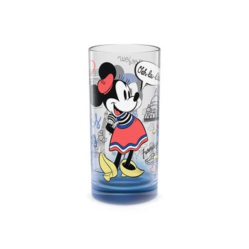 Pahar, Disney Cities Cup, Model Mickey Mouse in Paris, Sticla, 270 ml, Albastru Pahar, Disney Cities Cup, Model Mickey Mouse in Paris, Sticla, 270 ml, Albastru