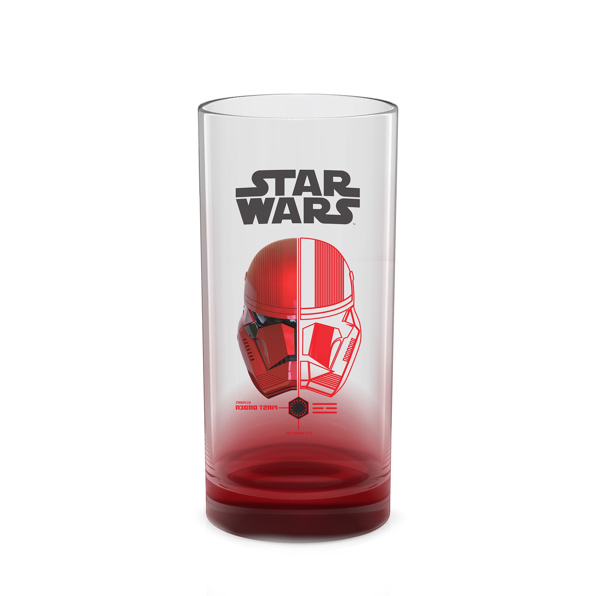 Pahar, Disney, Model Sith Trooper SW IX, Sticla, 270 ml, Rosu
