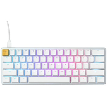 Tastatura mecanica gaming Glorious PC Gaming Race GMMK Compact, iluminare RGB, switch Gateron Brown, US-Layout, Ice White Tastatura mecanica gaming Glorious PC Gaming Race GMMK Compact, iluminare RGB, switch Gateron Brown, US-Layout, Ice White