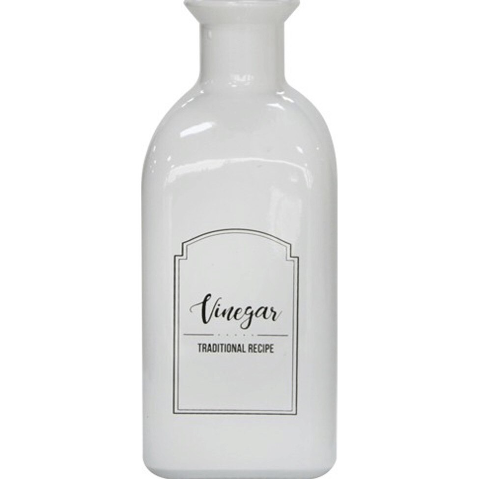 Sticla RAKI pentru otet 250ml culoare alba