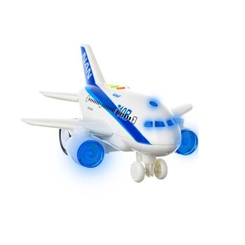 Avion de Jucarie interactiv,cu sunete si lumini, 10.5 x 18 x 20cm Avion de Jucarie interactiv,cu sunete si lumini, 10.5 x 18 x 20cm