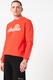 ELLESSE, Bluza sport de bumbac cu imprimeu logo Heritage, Rosu, 2XL
