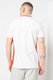 ELLESSE, Tricou polo cu accente cu model in dungi, Alb, M
