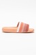 ELLESSE, Papuci de piele ecologica Candy, Roz prafuit/Maro nisip, 37