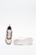 Champion, Pantofi sport din plasa cu garnituri din piele ecologica Lena, Roz pastel/Gri, 38