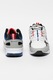 Champion, Pantofi sport cu model colorblock si detalii peliculizate Samuel, Alb/Gri/Albastru, 42
