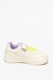 Champion, Pantofi sport de piele ecologica cu velcro Beck PS, Alb prafuit, 32 EU