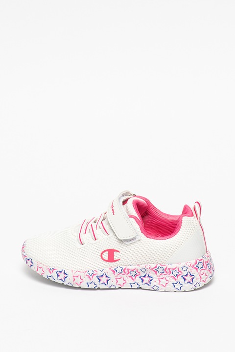 Champion, Pantofi sport de plasa Deux PS, Alb, 35 EU