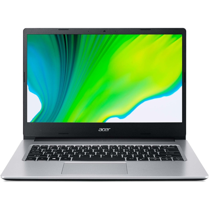 Acer Aspire 3 A314-22 14 Full HD Laptop, AMD Ryzen 3 3250U, 8GB, 256GB SSD, AMD Radeon™ Graphics, No OS, Nemzetközi angol billentyűzet, Ezüst