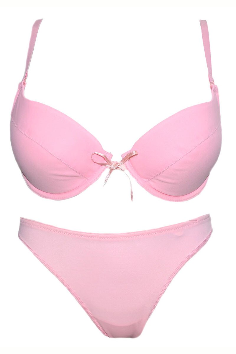 Set lenjerie intima dama Venerastyle, 0271, Roz, 70B EU