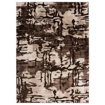 Covor Tango Modern Patchwork Abstract Chemex Q133A BONE BOU maro 60x100 Covor Tango Modern Patchwork Abstract Chemex Q133A BONE BOU maro 60x100
