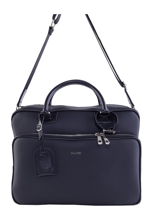 Geanta unisex Guard 1798, piele ecologica, negru