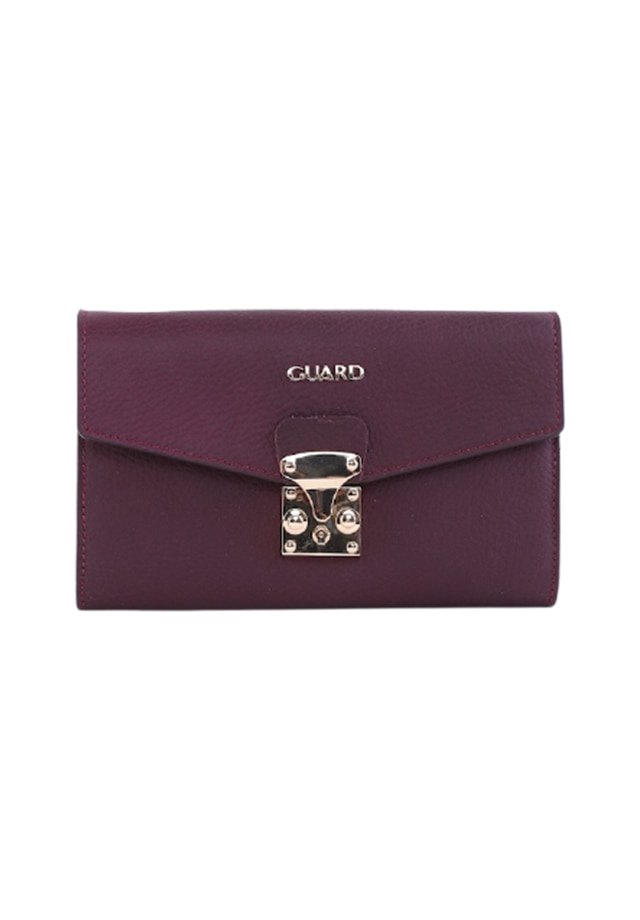 Geanta dama Guard 2258, piele naturala, bordo