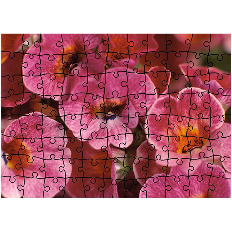 Puzzle Heartwork 96 piese, Flori curioase, Latime 40,5 cm x Inaltime 28,7 cm