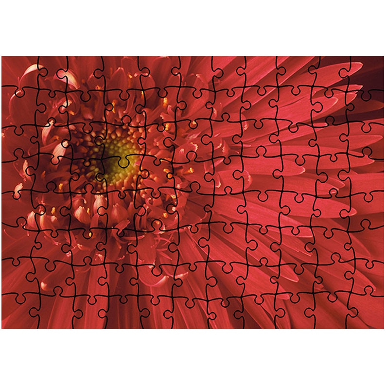 Puzzle Heartwork 96 piese, Floare cu nuante speciale, Latime 40,5 cm x Inaltime 28,7 cm