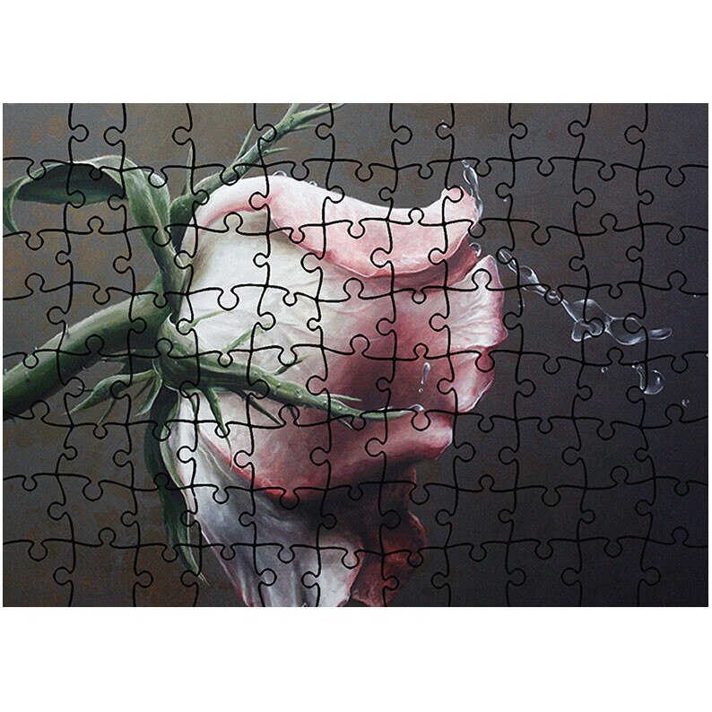 Puzzle Heartwork 96 piese, Trandafir de poveste, Latime 40,5 cm x Inaltime 28,7 cm