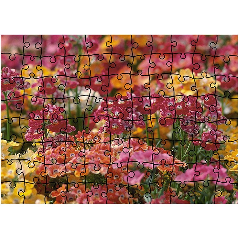 Puzzle Heartwork 96 piese, Aglomeratie de flori, Latime 40,5 cm x Inaltime 28,7 cm