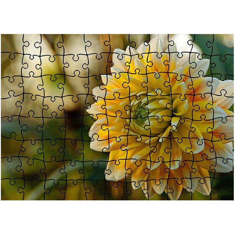 Puzzle Heartwork 96 piese, Floare dupa ploaie, Latime 40,5 cm x Inaltime 28,7 cm