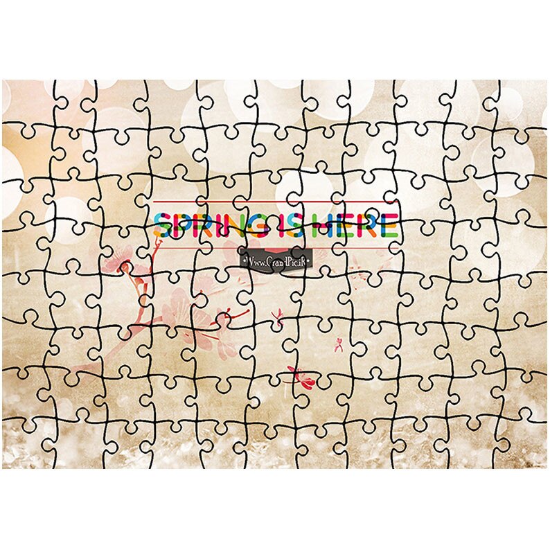Puzzle Heartwork 96 piese, A sosit primavara, Latime 40,5 cm x Inaltime 28,7 cm