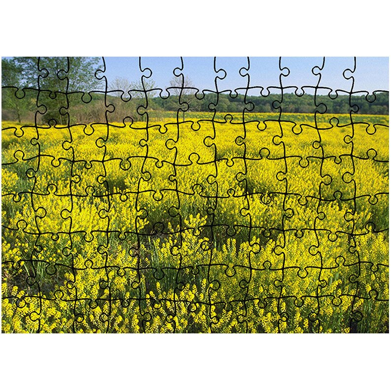 Puzzle Heartwork 96 piese, Pe camp, Latime 40,5 cm x Inaltime 28,7 cm