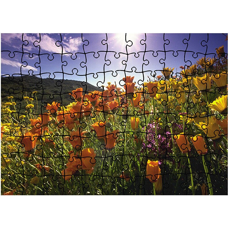 Puzzle Heartwork 96 piese, Soare puternic, Latime 40,5 cm x Inaltime 28,7 cm