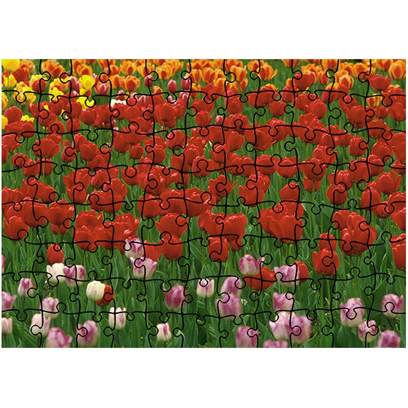 Puzzle Heartwork 96 piese, Coloritul florilor, Latime 40,5 cm x Inaltime 28,7 cm