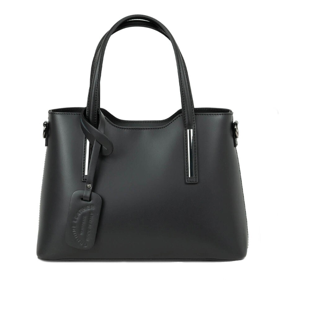 Geanta din piele Dm2886 Negru