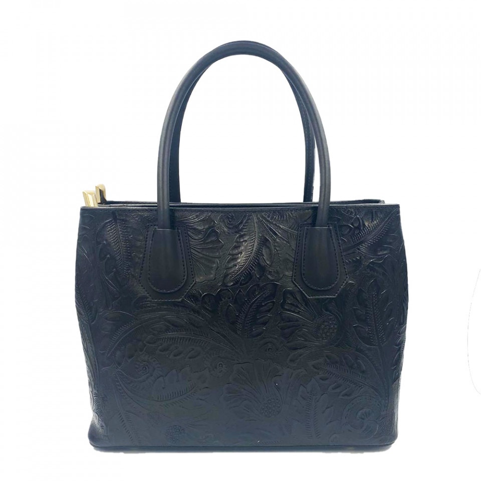 Geanta piele FY8583 Negru