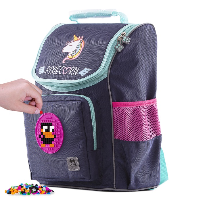 Ученическа раница Pixie Crew PXB-22, Тъмно синя