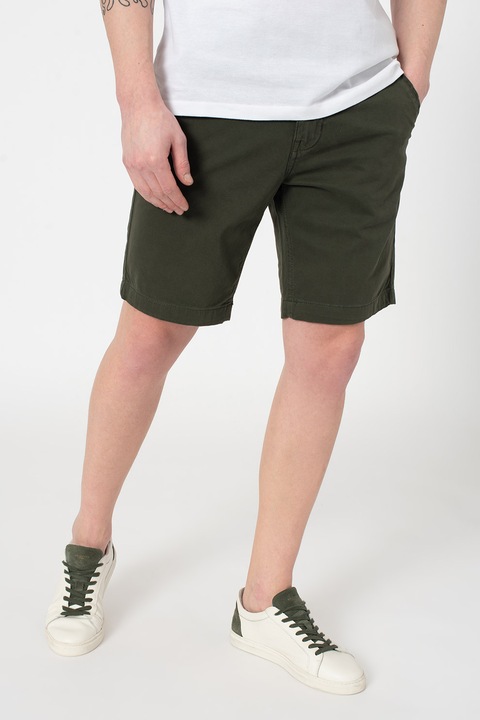 BLEND, Bermude chino, Verde feriga, XL