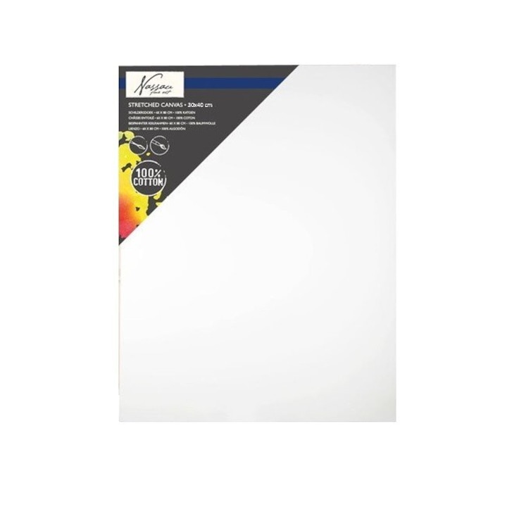 Panza pentru pictura pe sasiu 30x40cm Nassau Fine Art