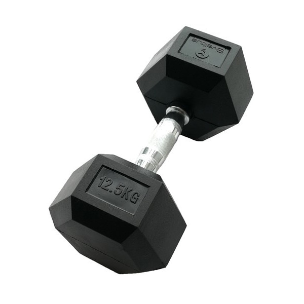 Gantera hexagonala 12.5kg - Dumbbell