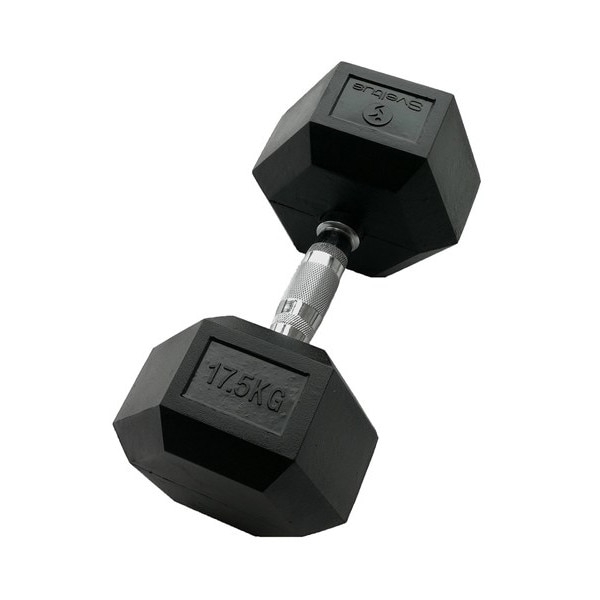 Gantera hexagonala 17.5kg - Dumbbell